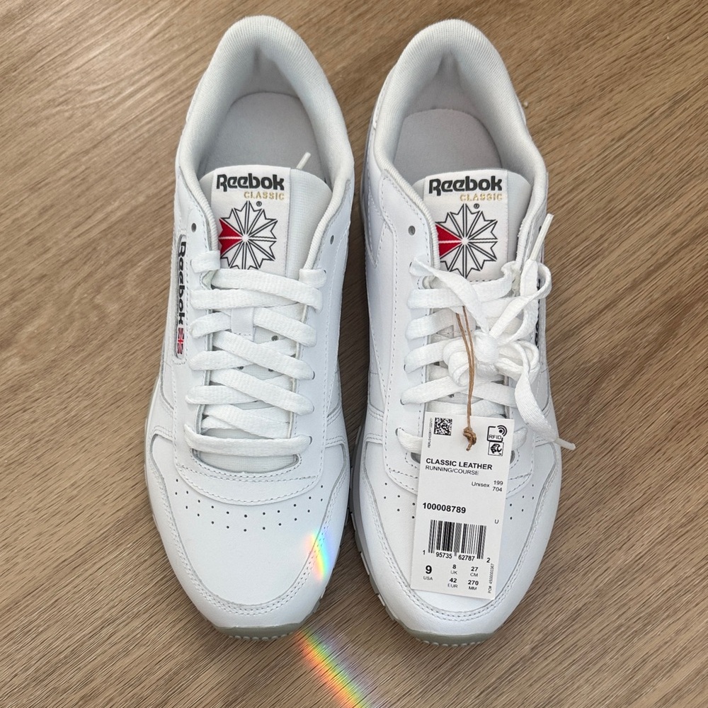 Reebok Classic Leather White Sneakers